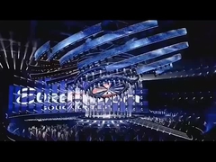 Módulo suave cilindro curvo ultra fino Flexível tela LED tela de exibição Para uso de coluna cilíndrica