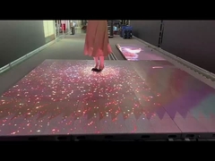 A telha de assoalho video 3D conduziu a tela conduzida interativa esperta da pista de dança da tela de exposição